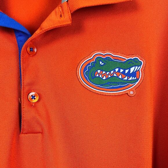 Nike Florida Gators‎ Mens L Dri-FIT Golf Polo Sideline Performance Colorblock - Picture 4 of 11
